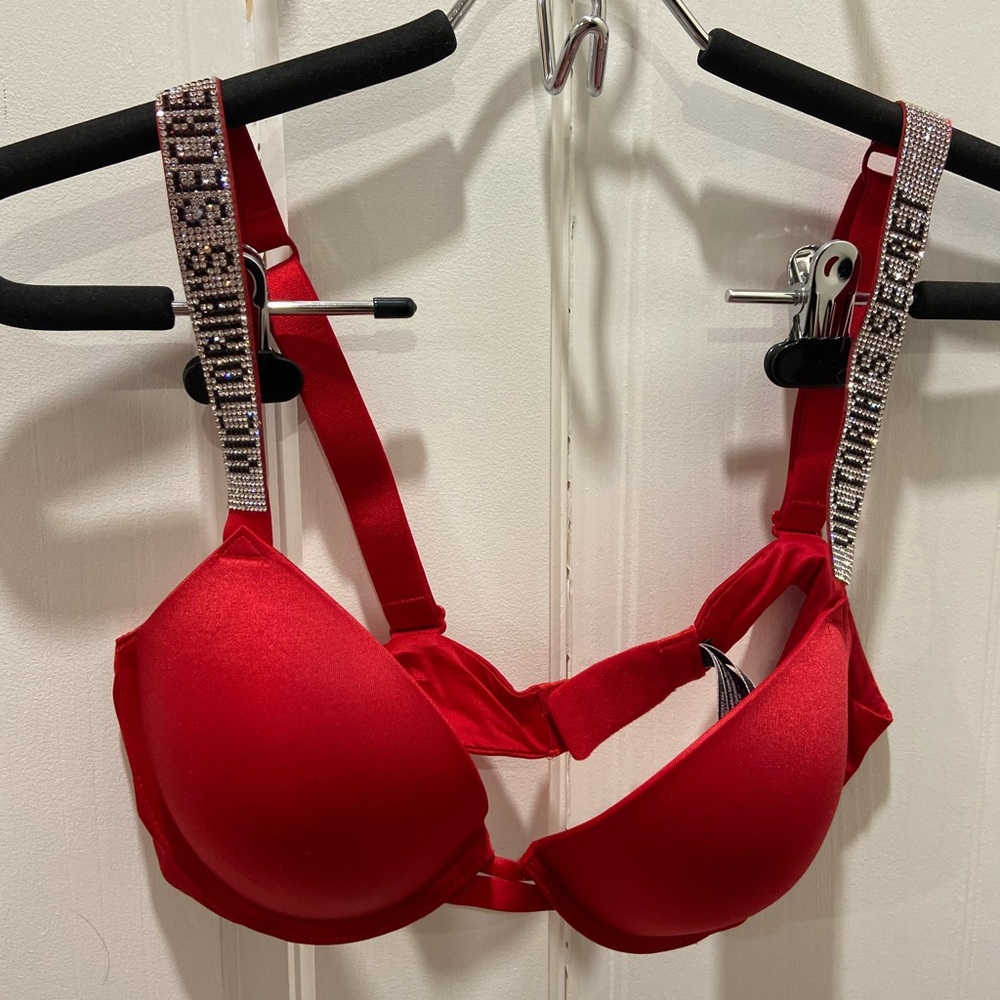 NWOT victoria secret bombshell bra red 36b